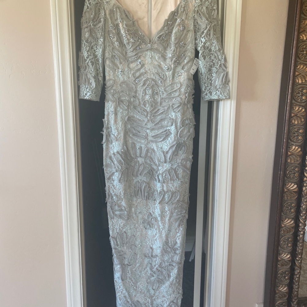 Mandalay Green Embellished Dress (Size 14)New With Tags